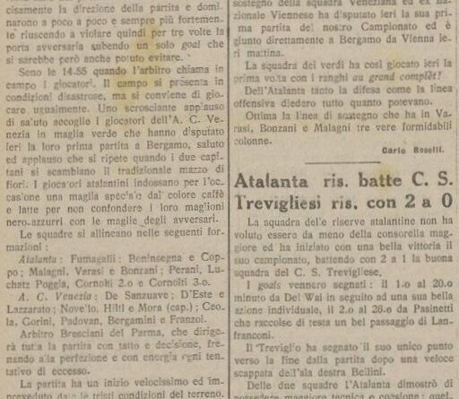 Atalanta-Venezia 3-1 (1-1)