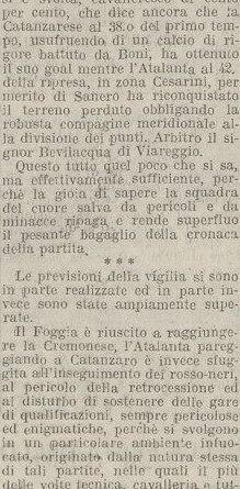 Catanzarese-Atalanta 1-1 (0-0)
