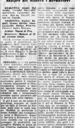 Atalanta-Triestina 1-0 (0-0)