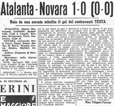 Atalanta-Novara 1-0 (0-0)