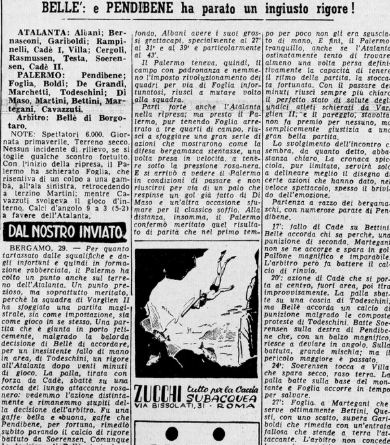 Atalanta-Palermo 0-0