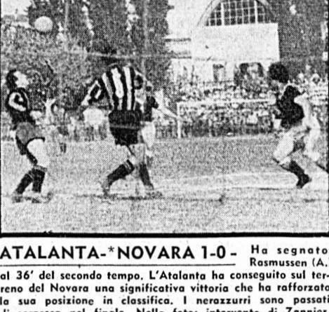 Novara-Atalanta 0-1 (0-0)