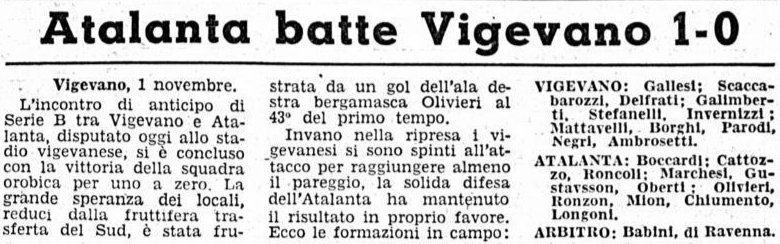 Vigevano-Atalanta 0-1 (0-1)