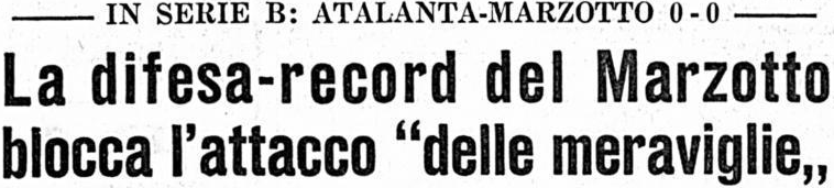 Atalanta-Marzotto 0-0