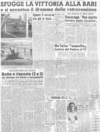 Bari-Atalanta 2-2 (1-1)