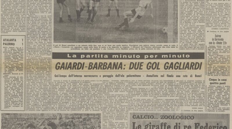 Atalanta-Palermo 1-1 (1-0)