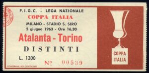 2 giugno 1963 Coppa Italia