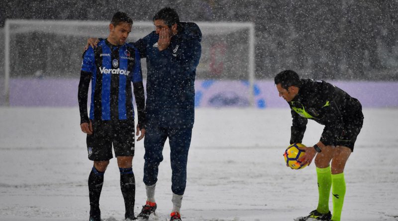 Juventus-Atalanta  rinviata per impraticabilità del campo